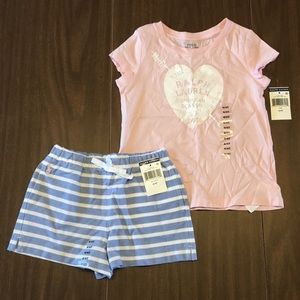 Ralph Lauren tee and shorts outfit NWT 4T